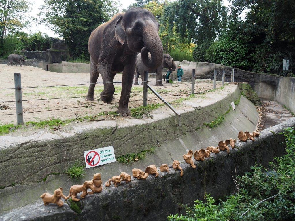 Elefant und Tonelefanten Kreativgarten e.V.